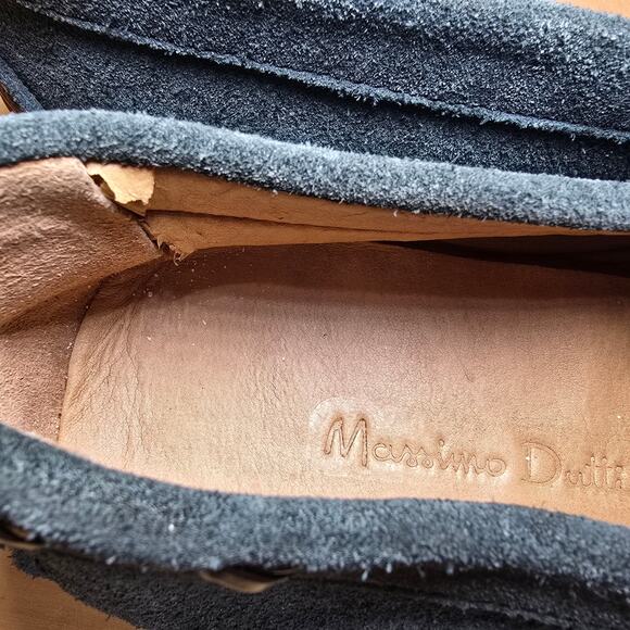 Massimo Dutti Shoes Mens Gray Driving Loafers Tie Slip On men's EU 44 US 10.5-11 - Picture 10 of 11